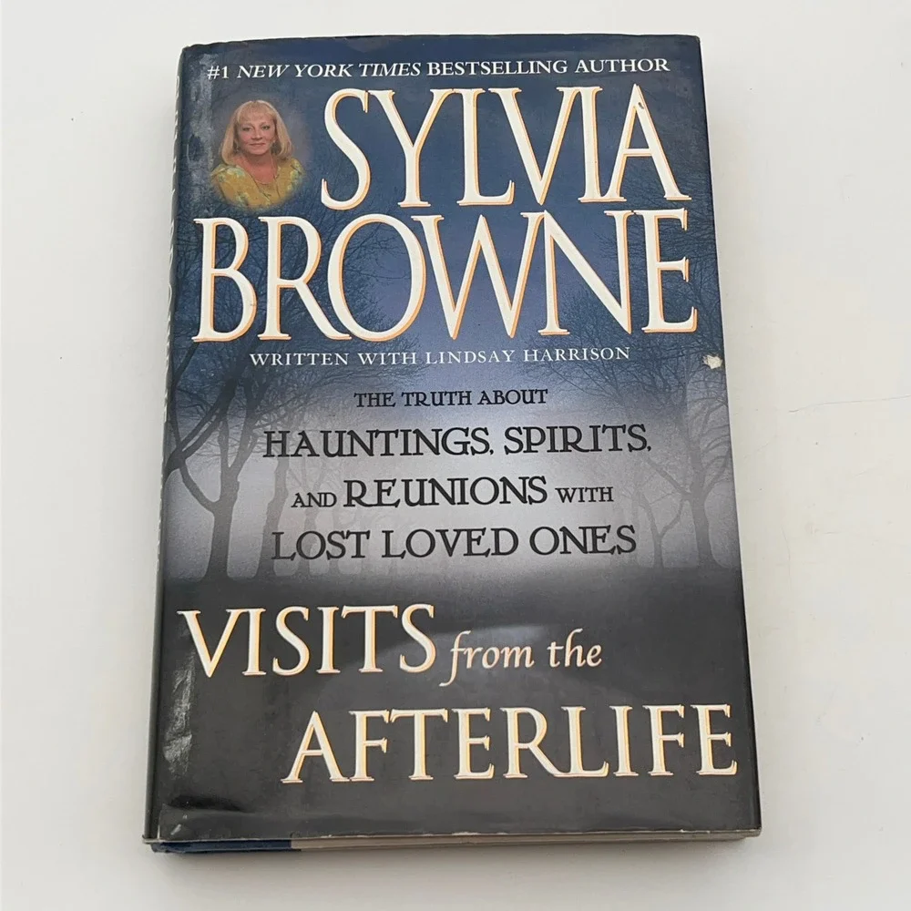 Sylvia Browne Book Lot Visits from the Afterlife Prophecy Hardcover 1st Printing